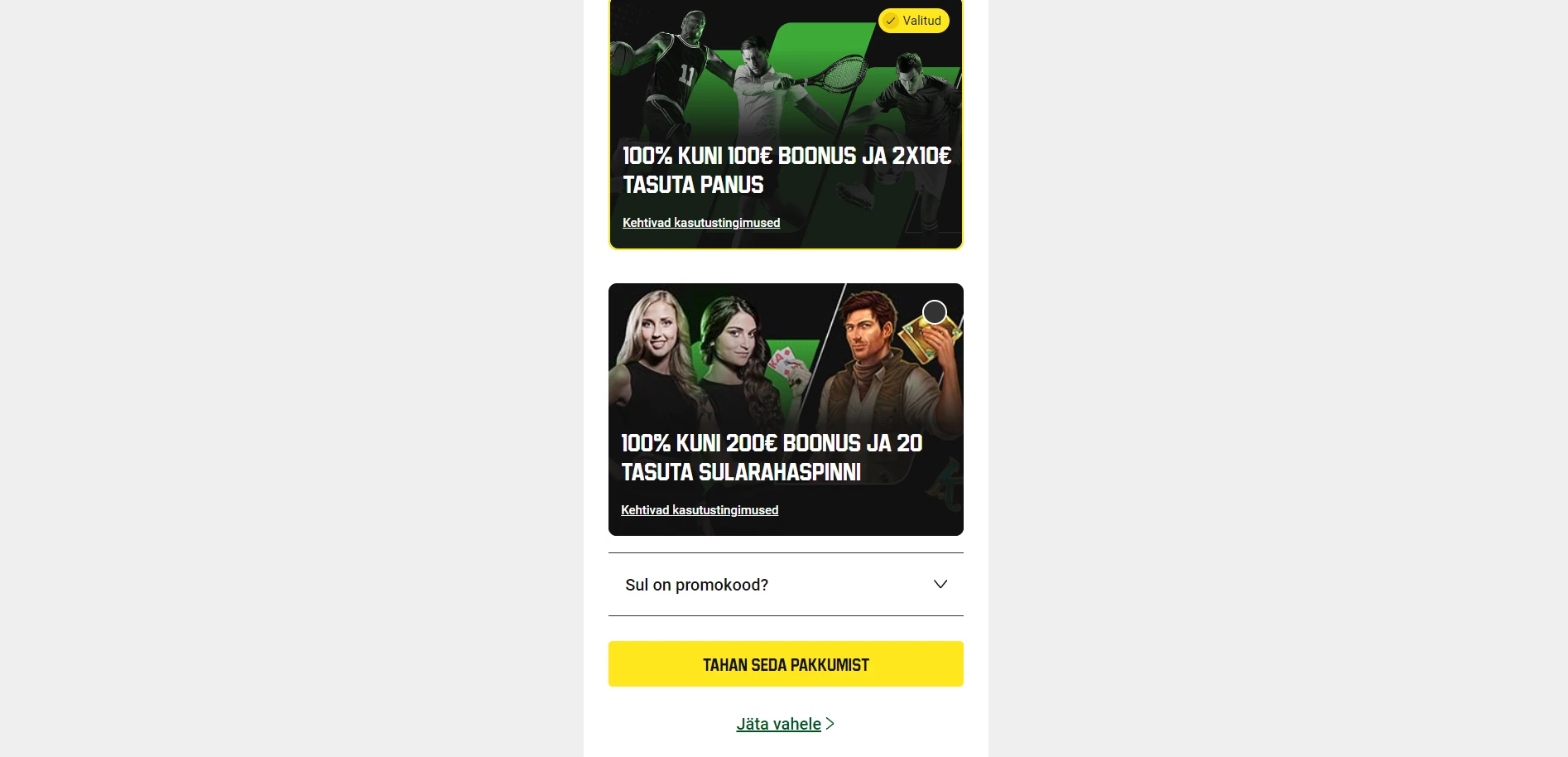 Unibet Casino Screenshot
