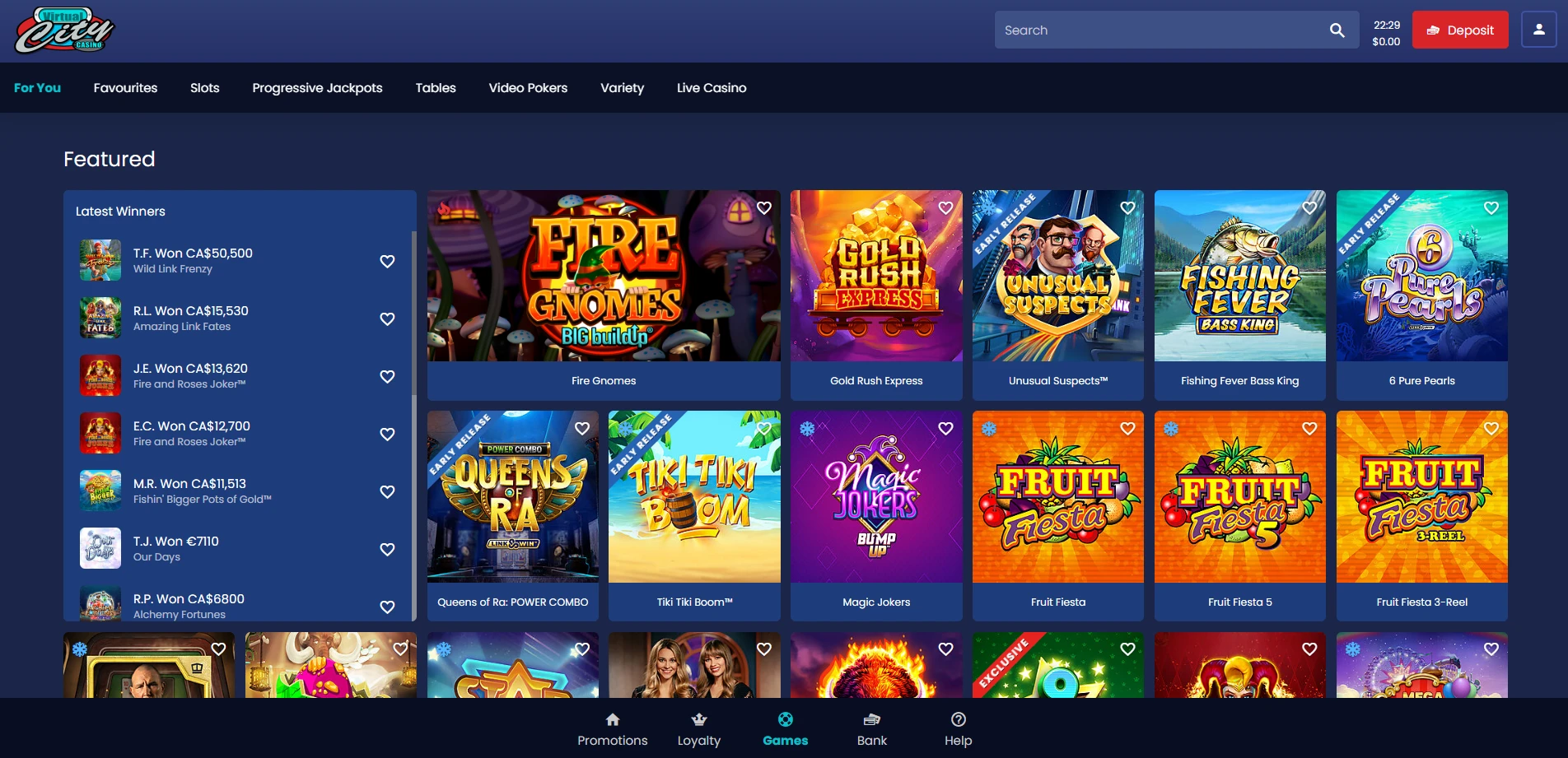 Virtual City Casino Screenshot