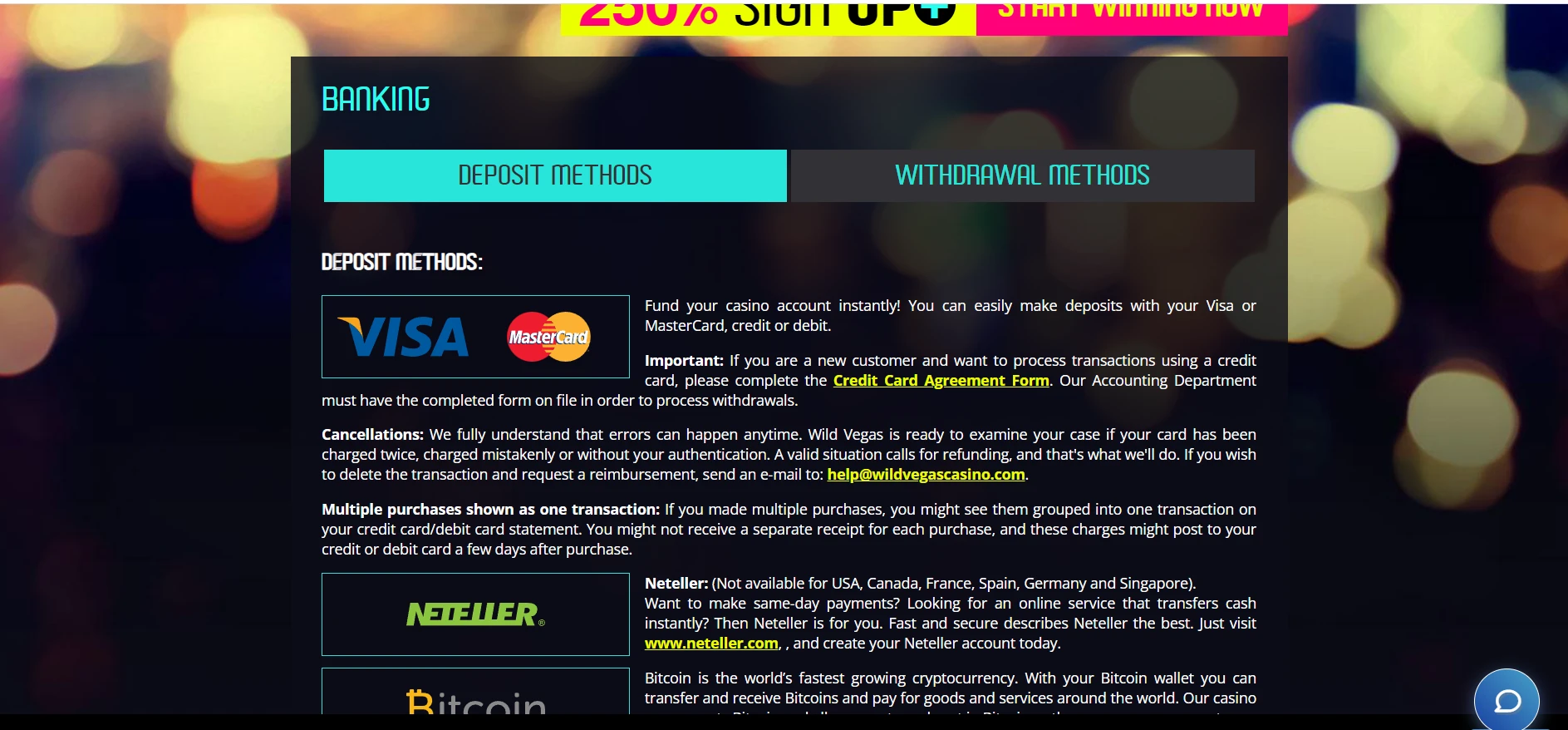 Wild Vegas Casino Screenshot