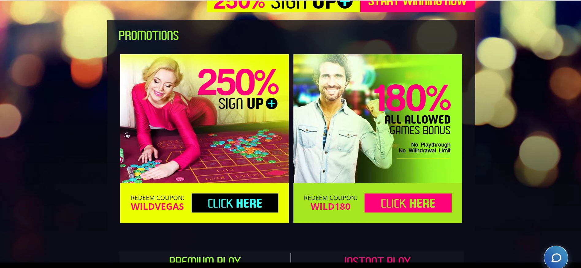 Wild Vegas Casino Screenshot