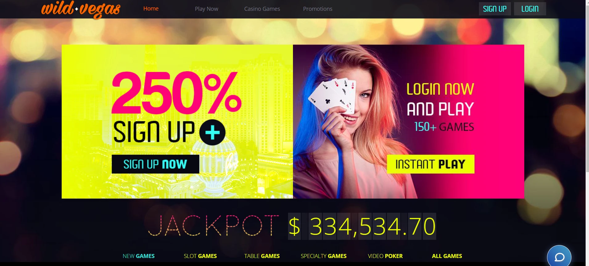 Wild Vegas Casino Screenshot