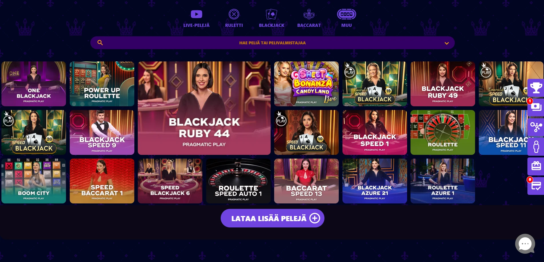 Winzz Casino Screenshot