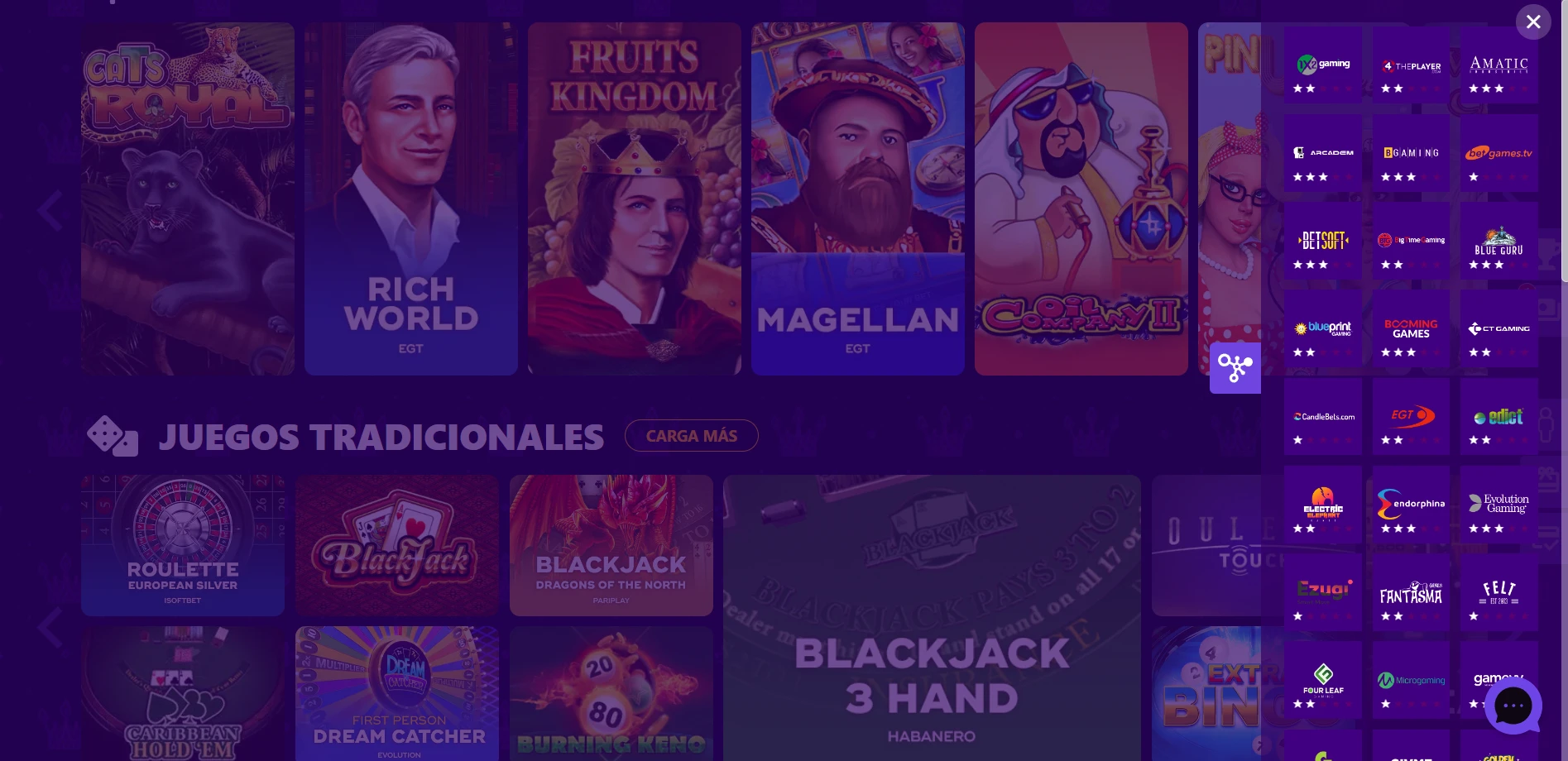 Winzz Casino Screenshot