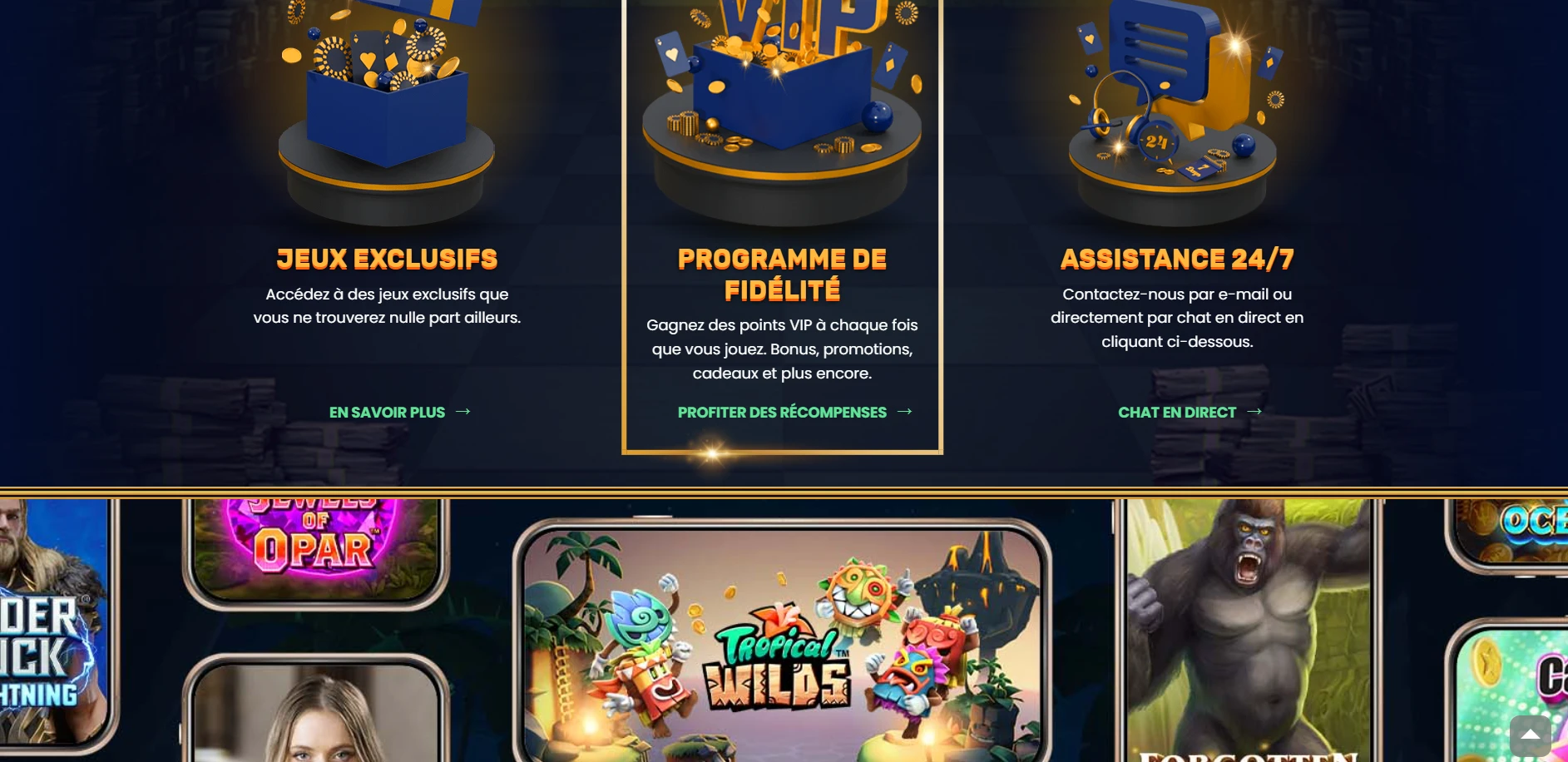 Yukon Gold Casino Screenshot