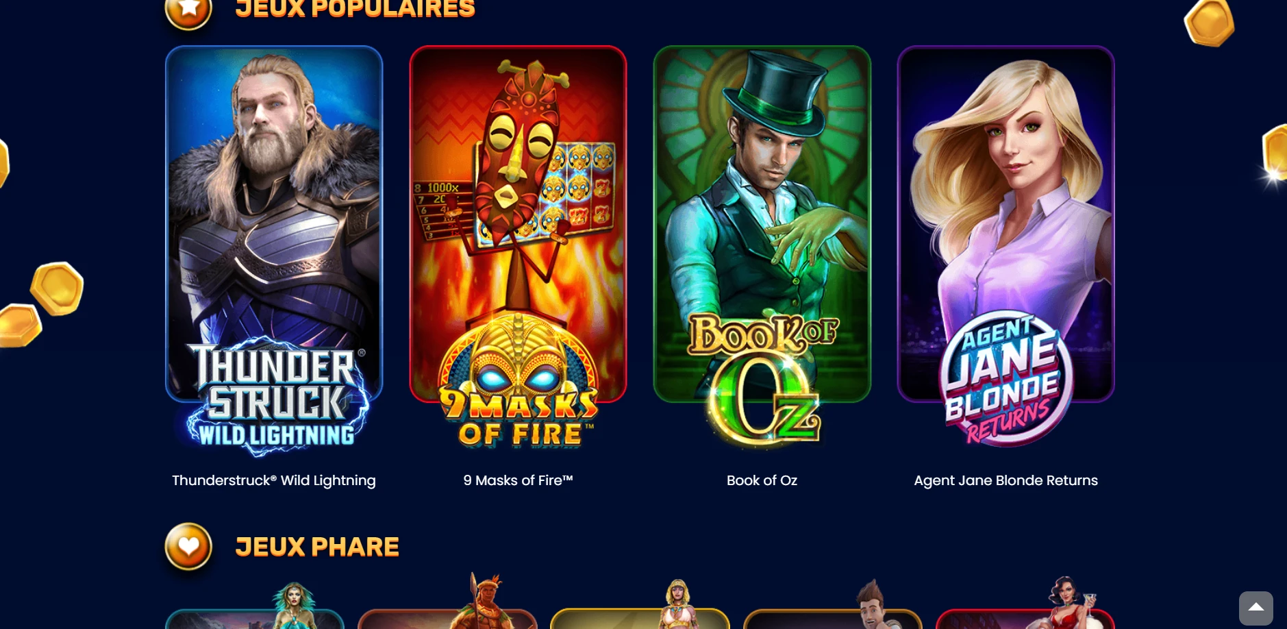 Yukon Gold Casino Screenshot