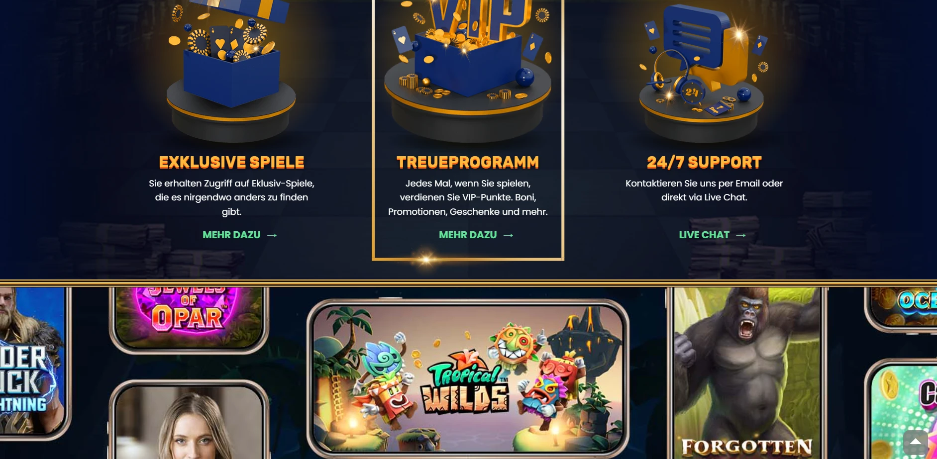 Yukon Gold Casino Screenshot