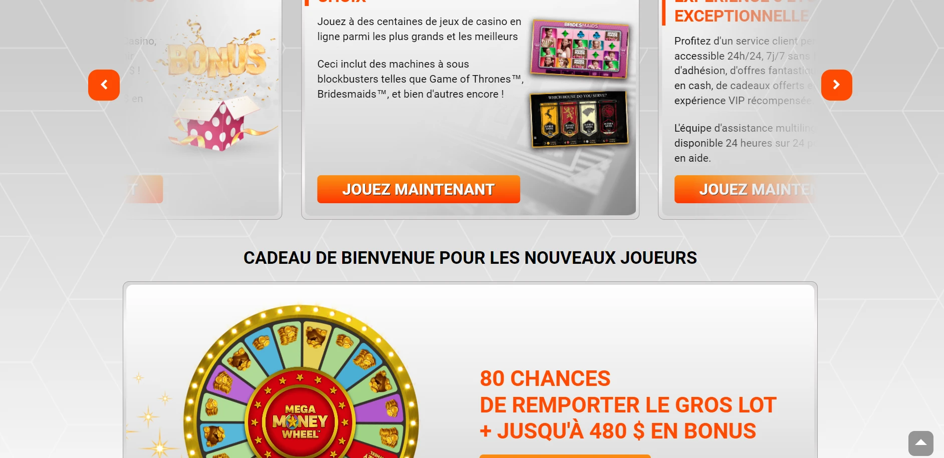Zodiac Casino Screenshot