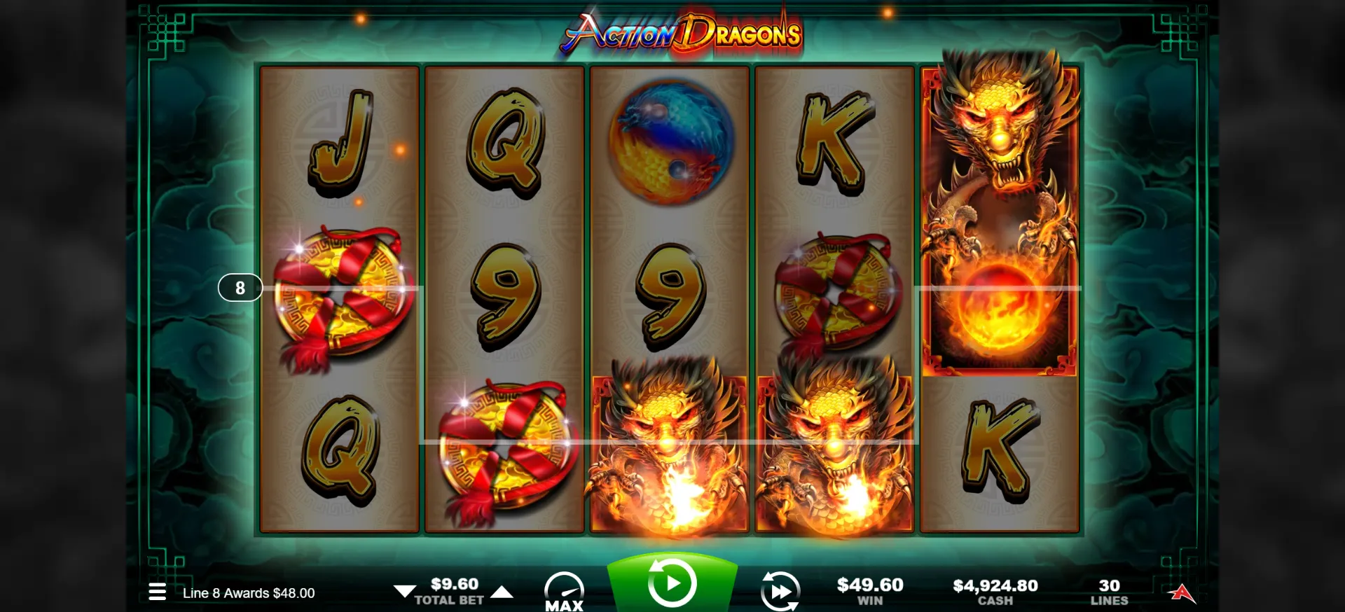 Action Dragons Ainsworth Screenshots