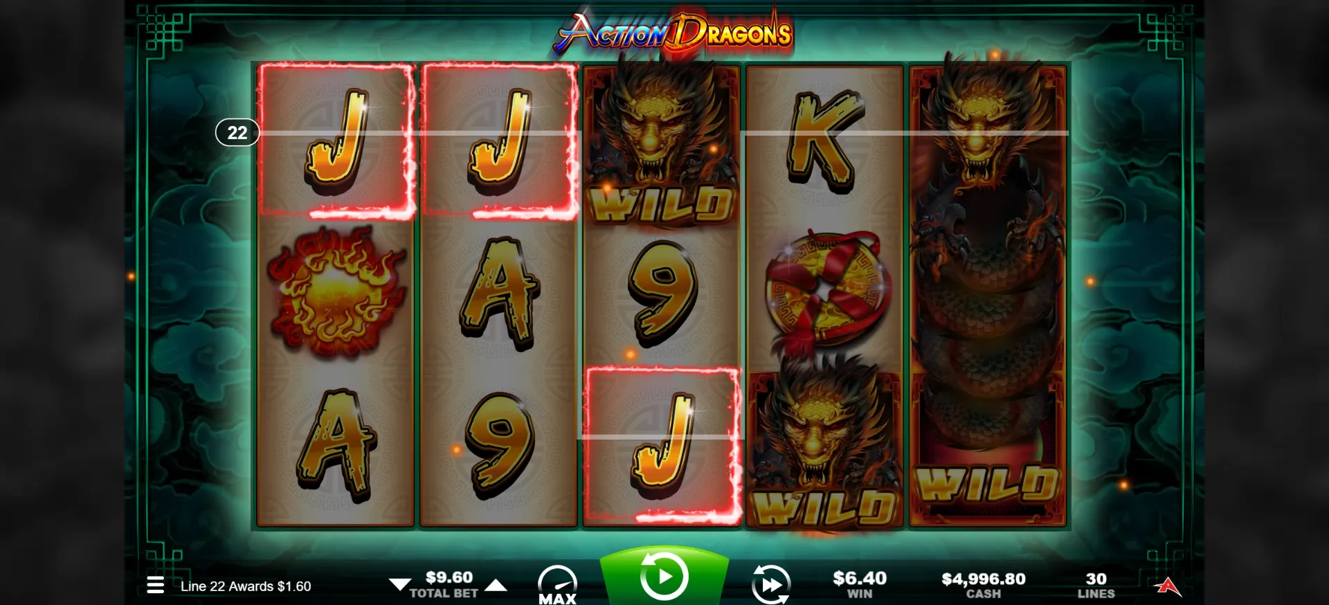 Action Dragons Ainsworth Screenshots