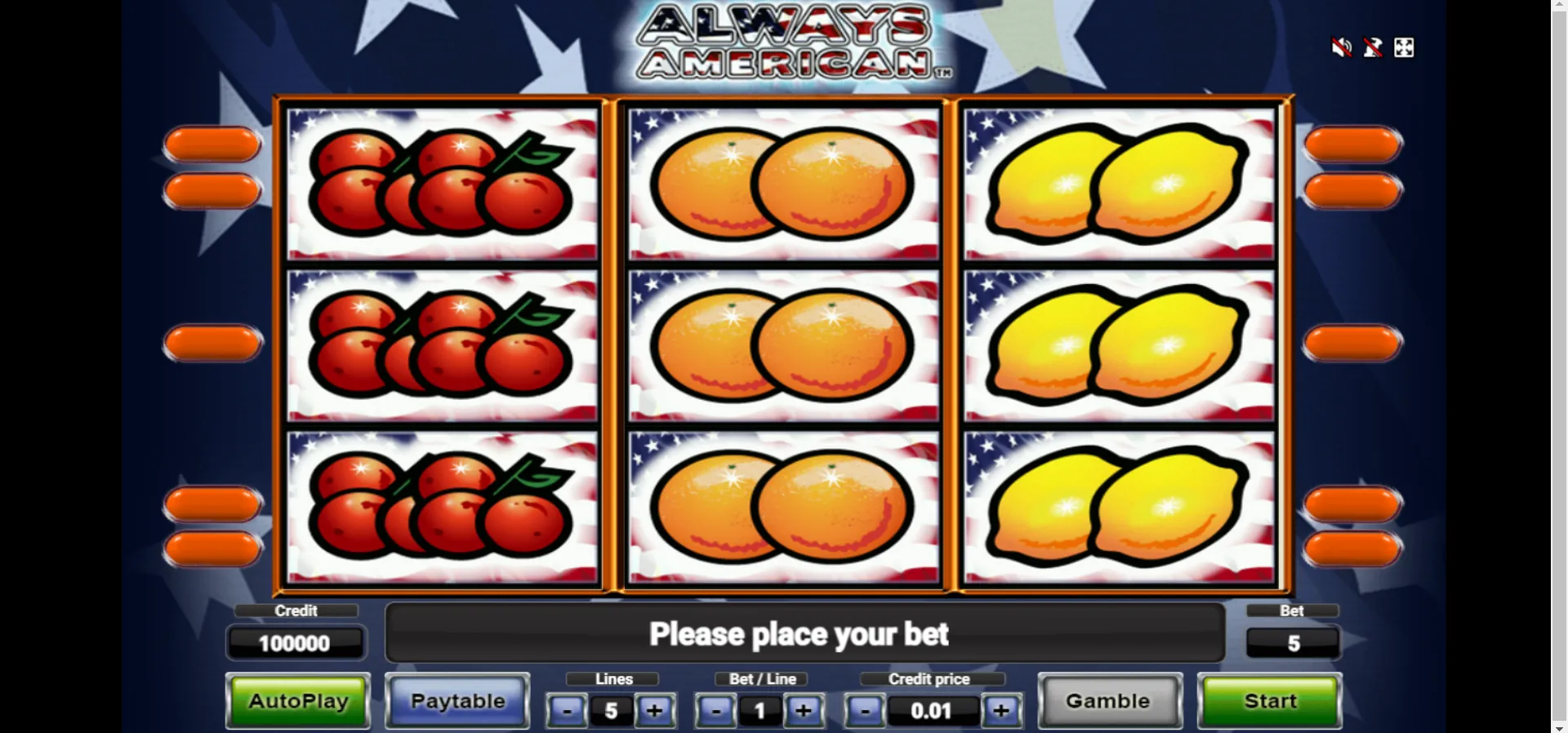 Always American Novomatic Screenshots