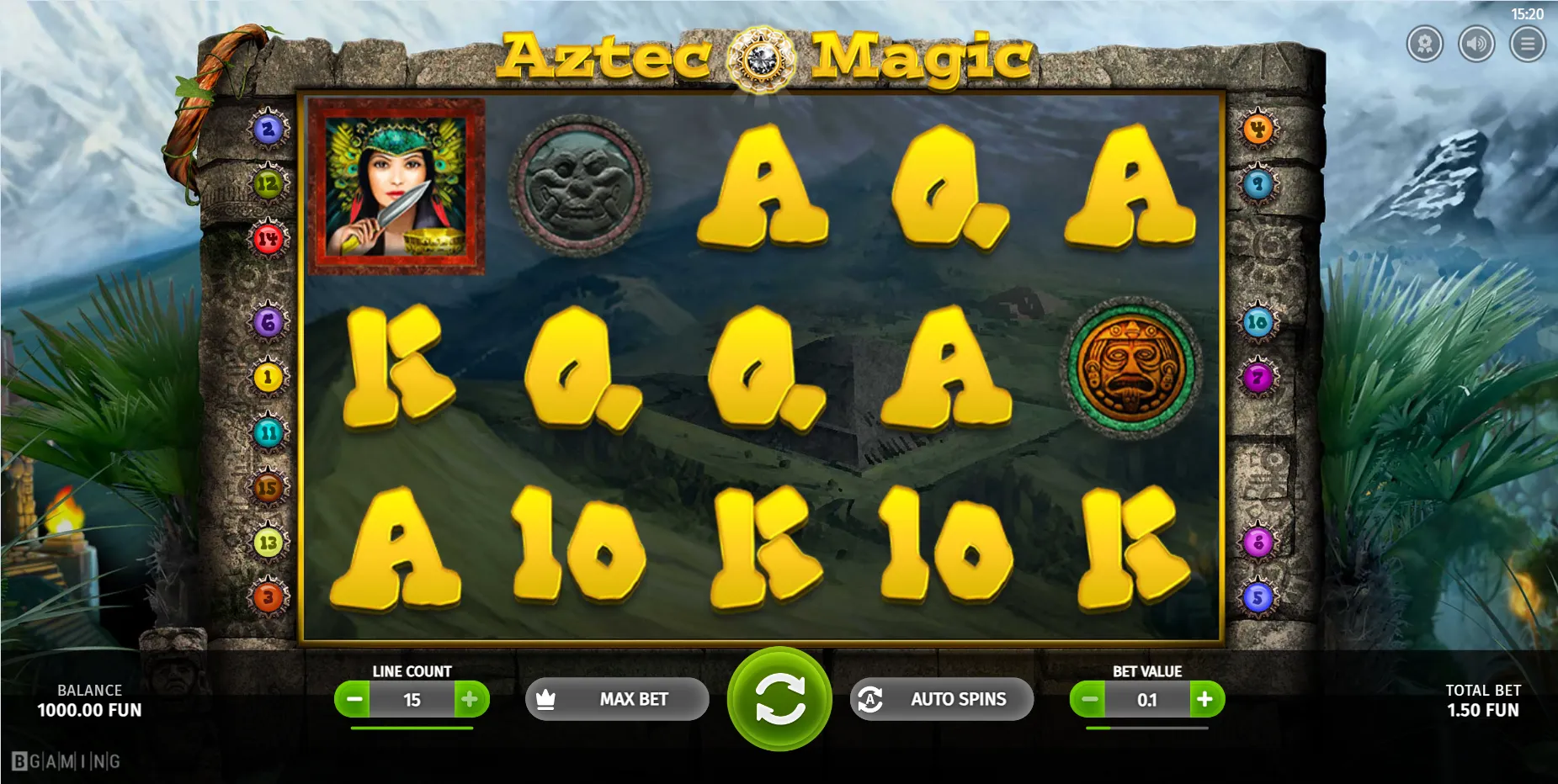 Aztec Magic Bgaming Logo