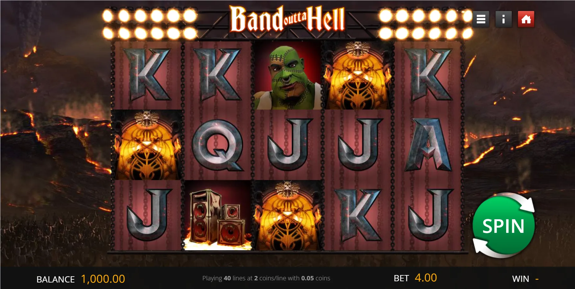 Band Outta Hell Saucify Ex Betonsoft Logo