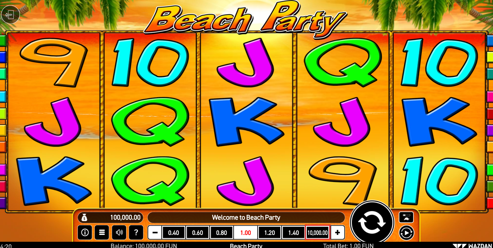 Beach Party - Wazdan