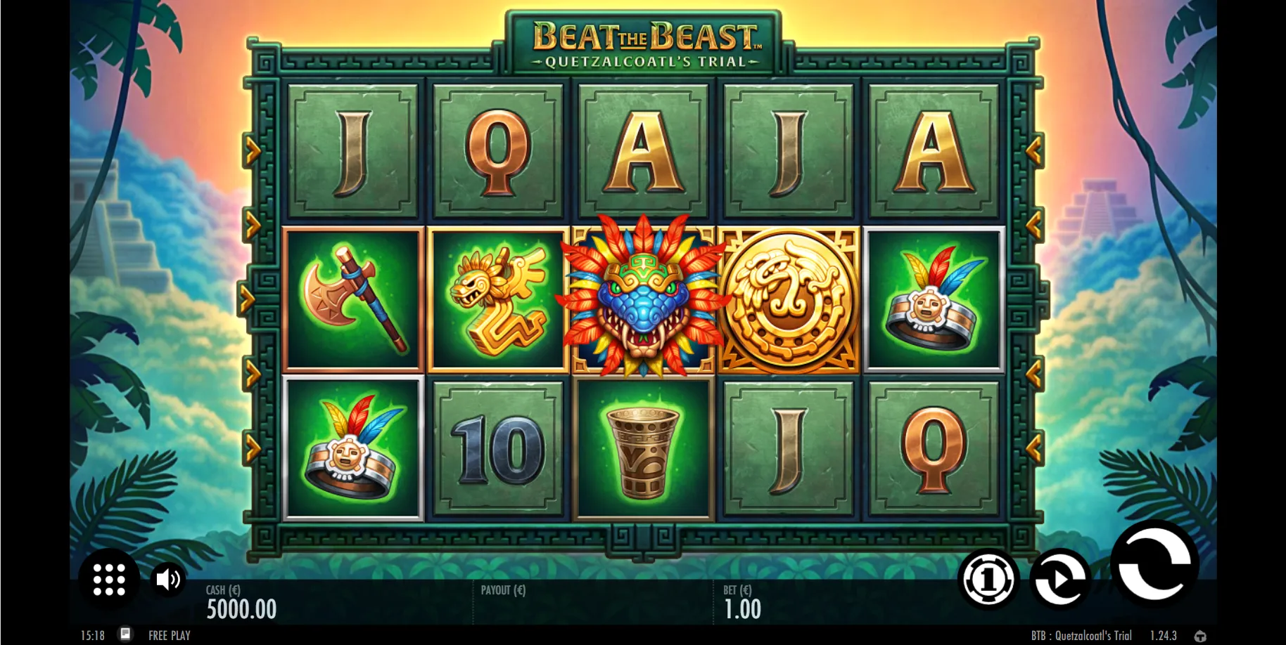 Beat The Beast Quetzalcoatls Trial Thunderkick Logo