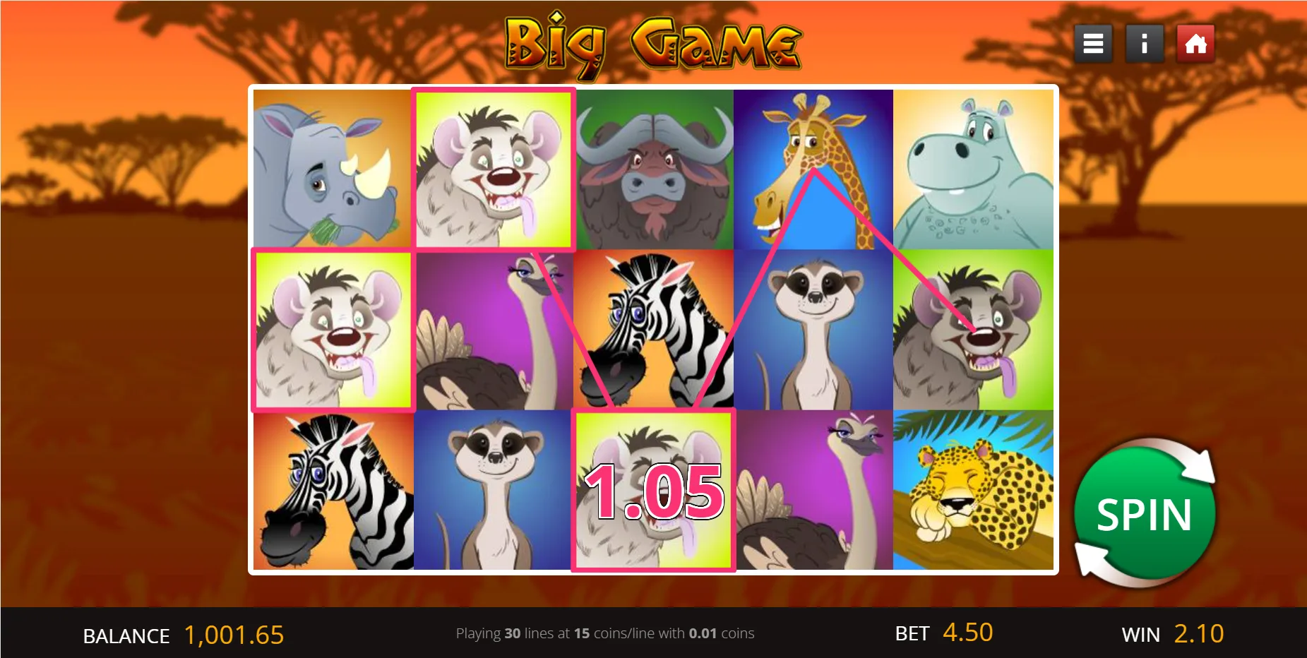 Big Game Saucify Ex Betonsoft Screenshots