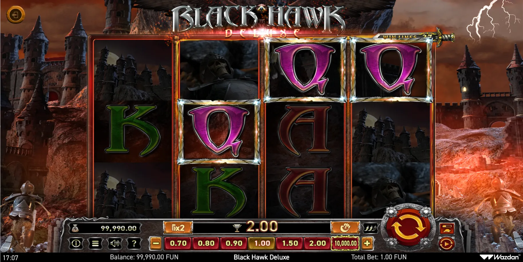 Black Hawk Deluxe Wazdan Screenshots