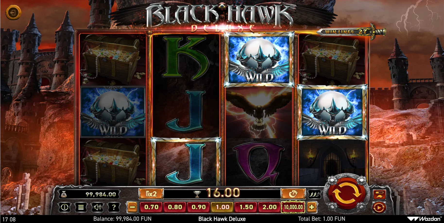 Black Hawk Deluxe Wazdan Screenshots