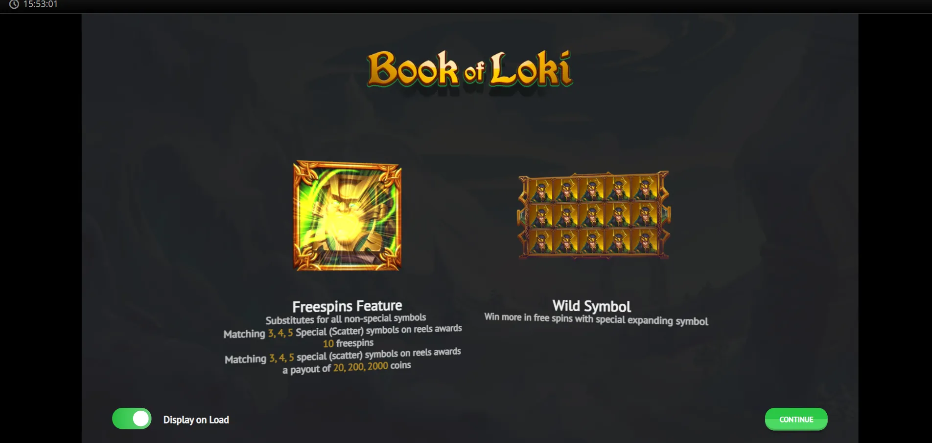 Book Of Loki 1X2Gaming Logo
