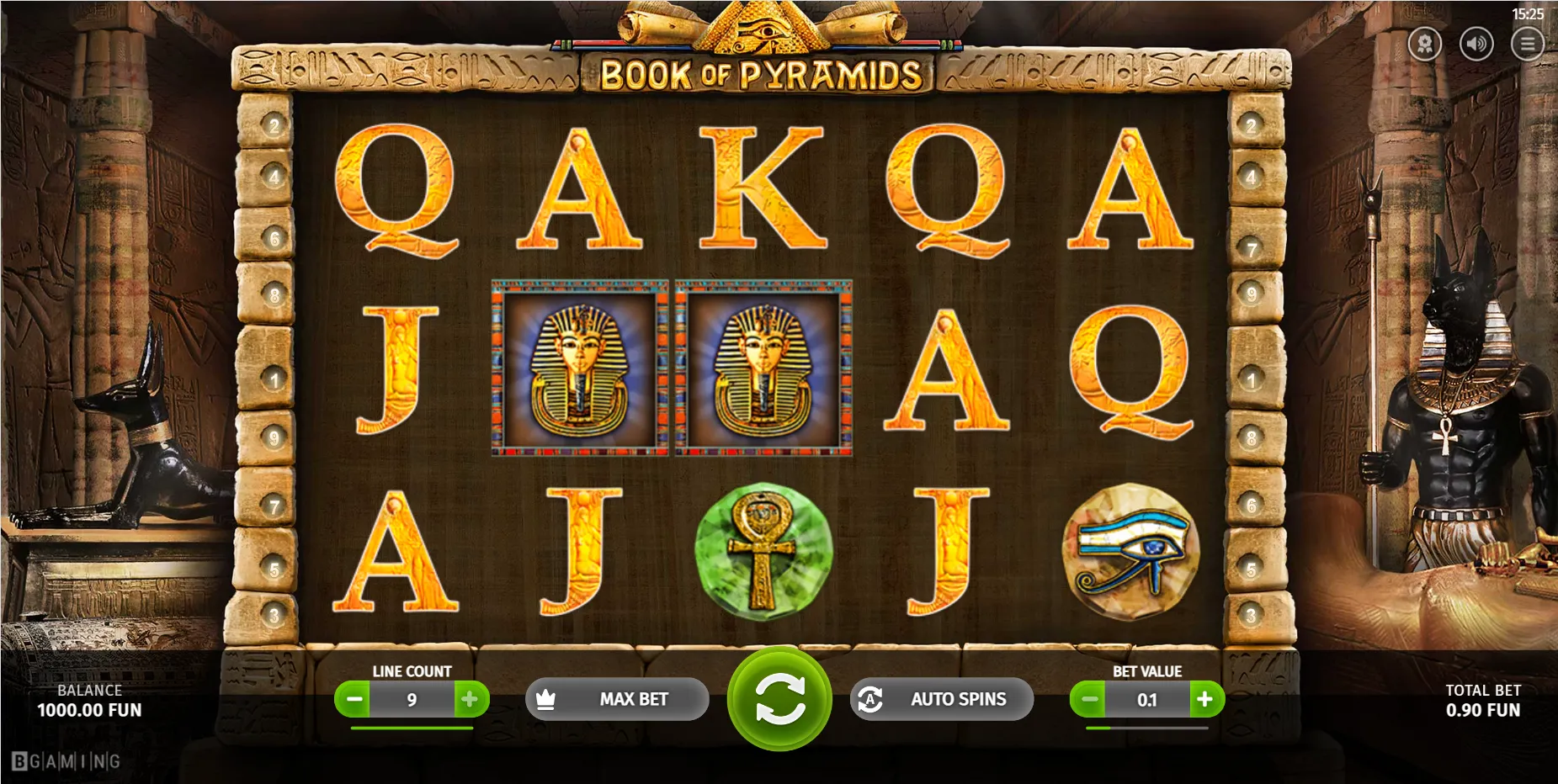 Book Of Pyramids Bgaming Logo