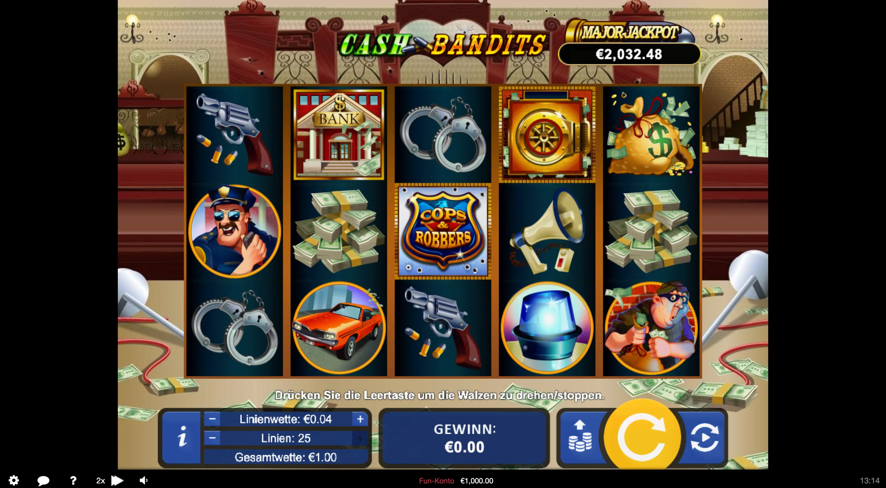 Cash Bandits - Realtime Gaming RTG