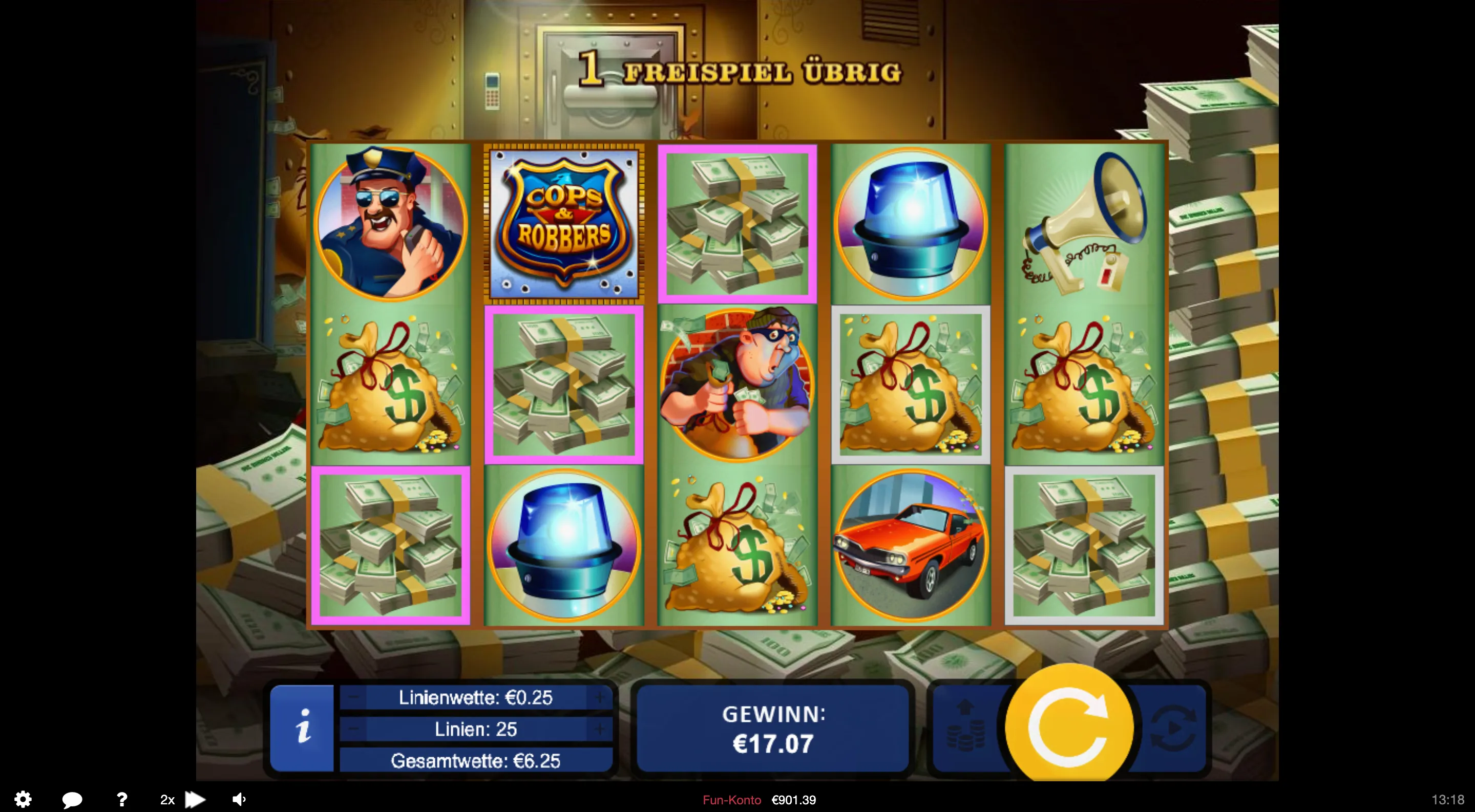 Cash Bandits - Realtime Gaming RTG