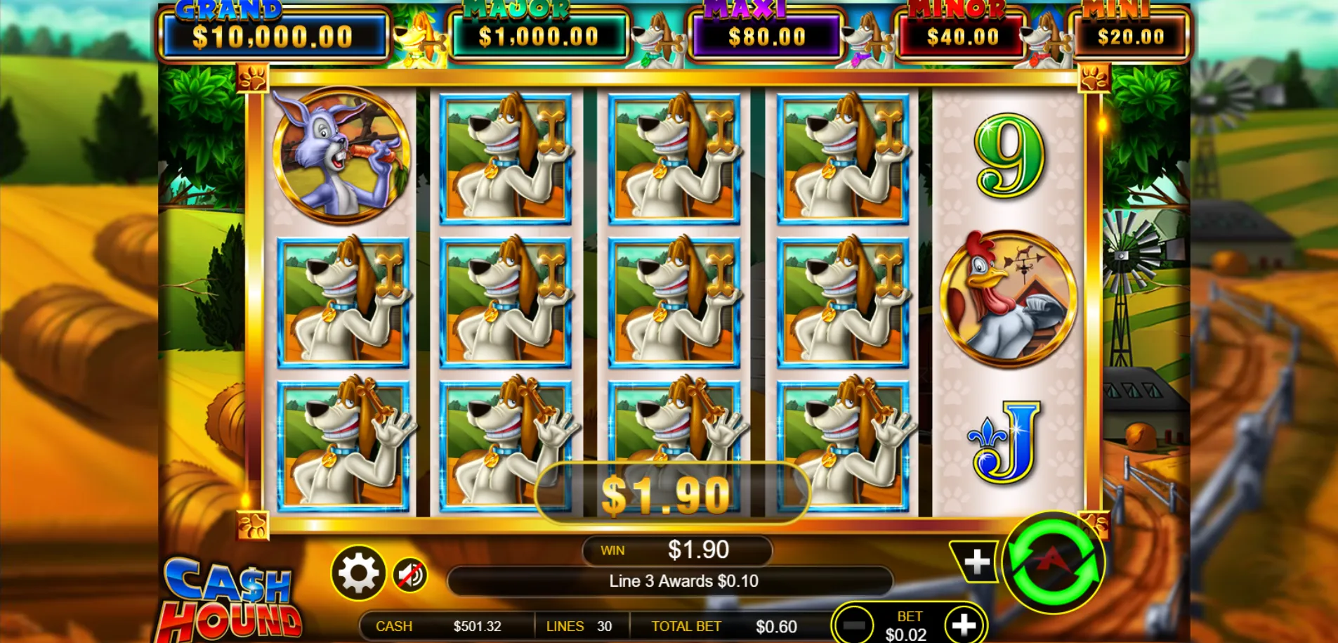 Cash Hound Ainsworth Screenshots