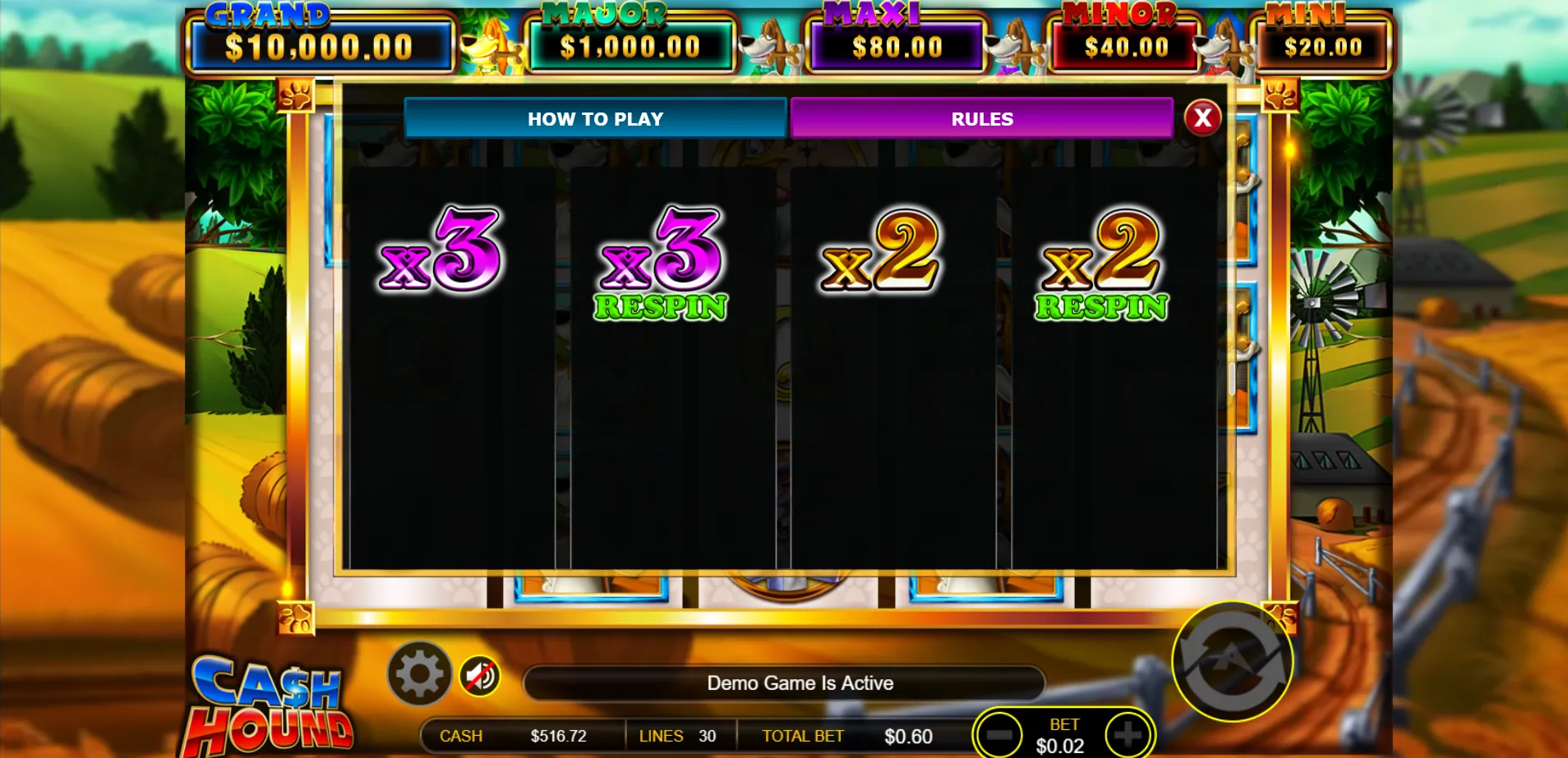 Cash Hound Ainsworth Screenshots