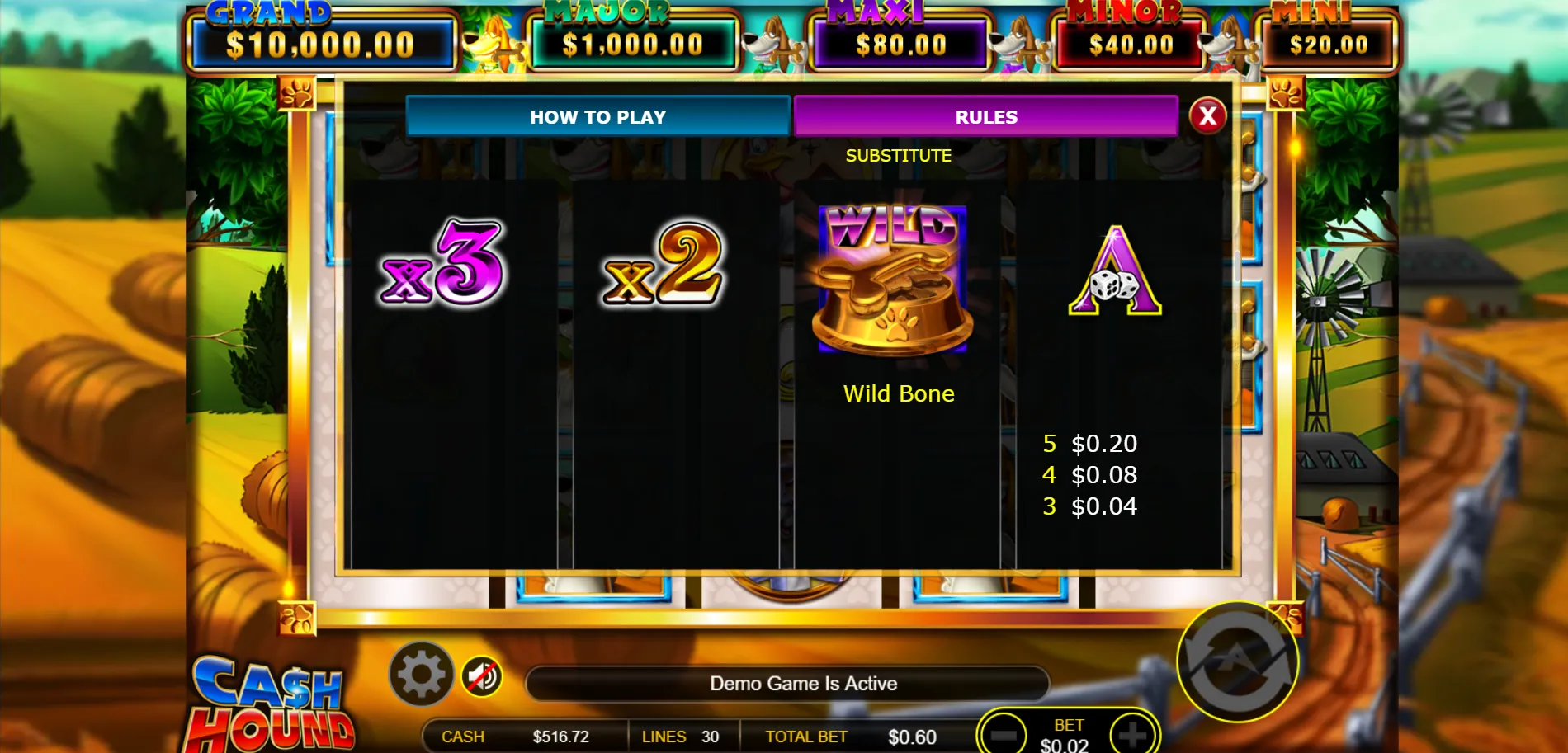 Cash Hound Ainsworth Screenshots