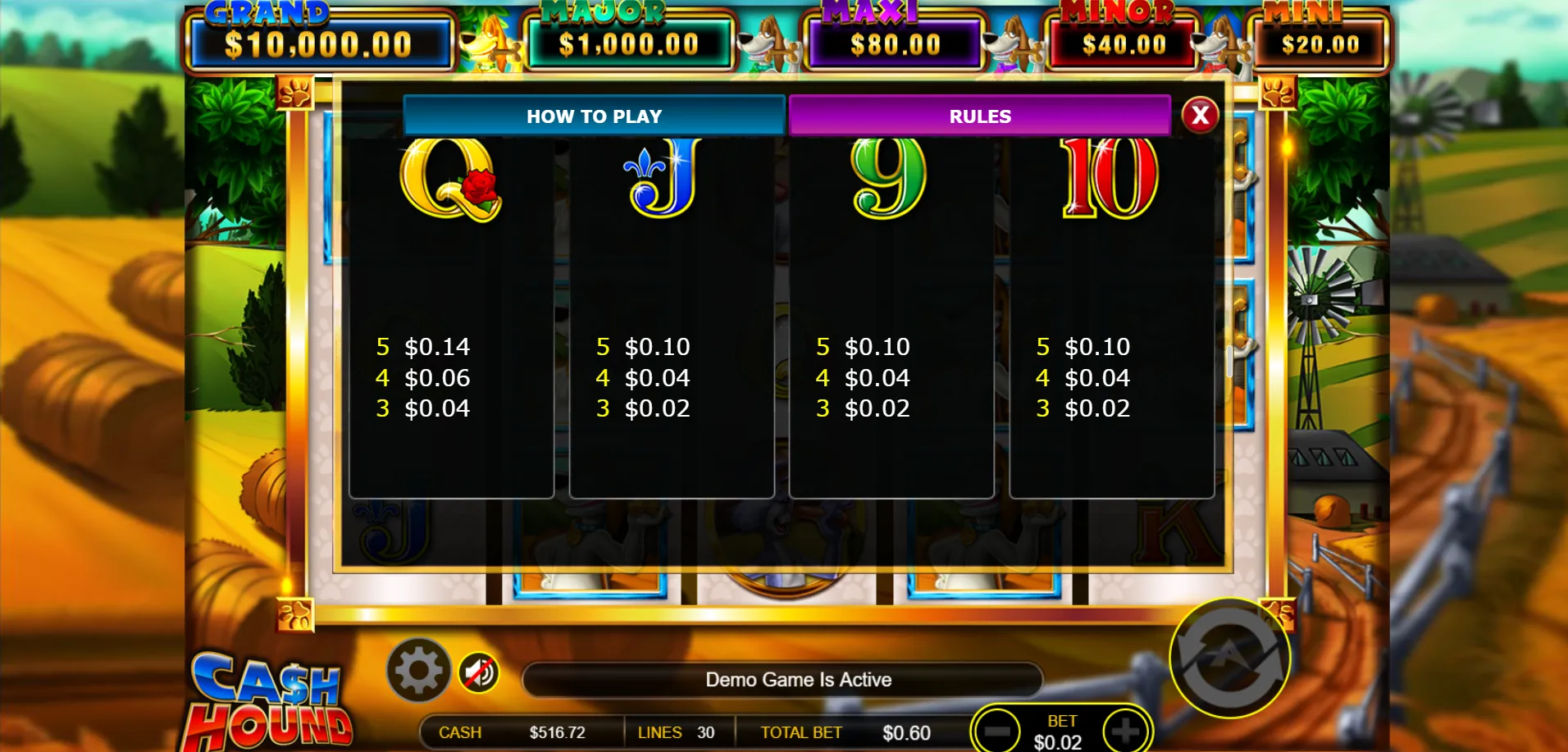 Cash Hound Ainsworth Screenshots