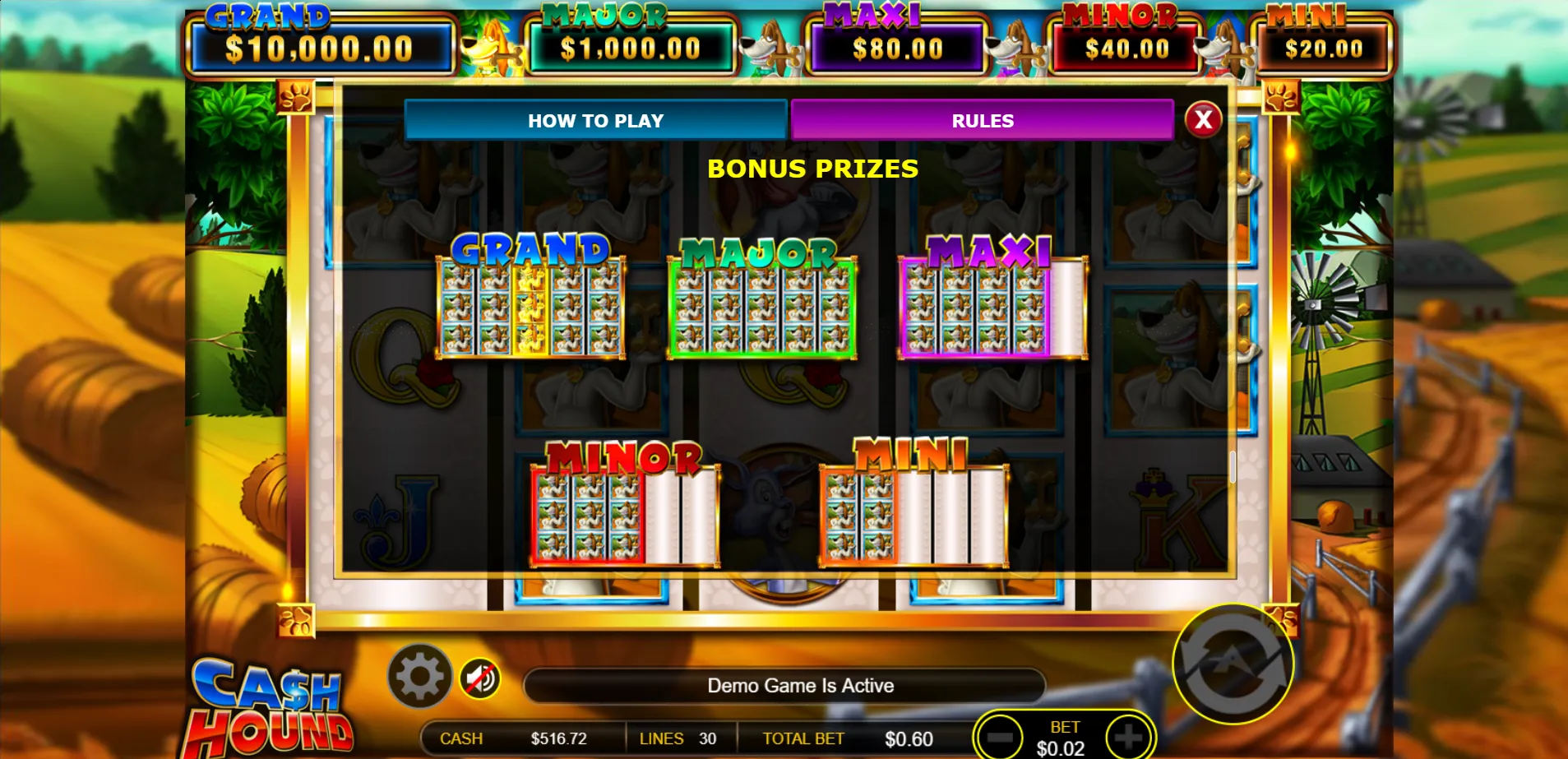 Cash Hound Ainsworth Screenshots