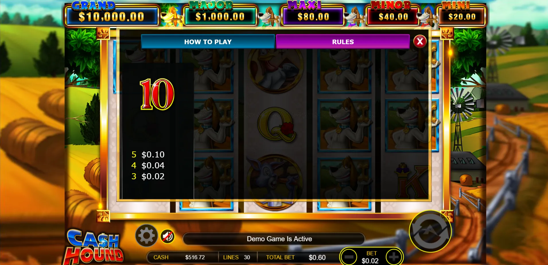 Cash Hound Ainsworth Screenshots