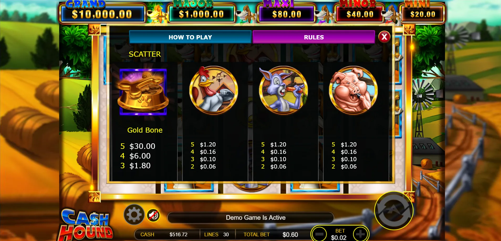 Cash Hound Ainsworth Screenshots
