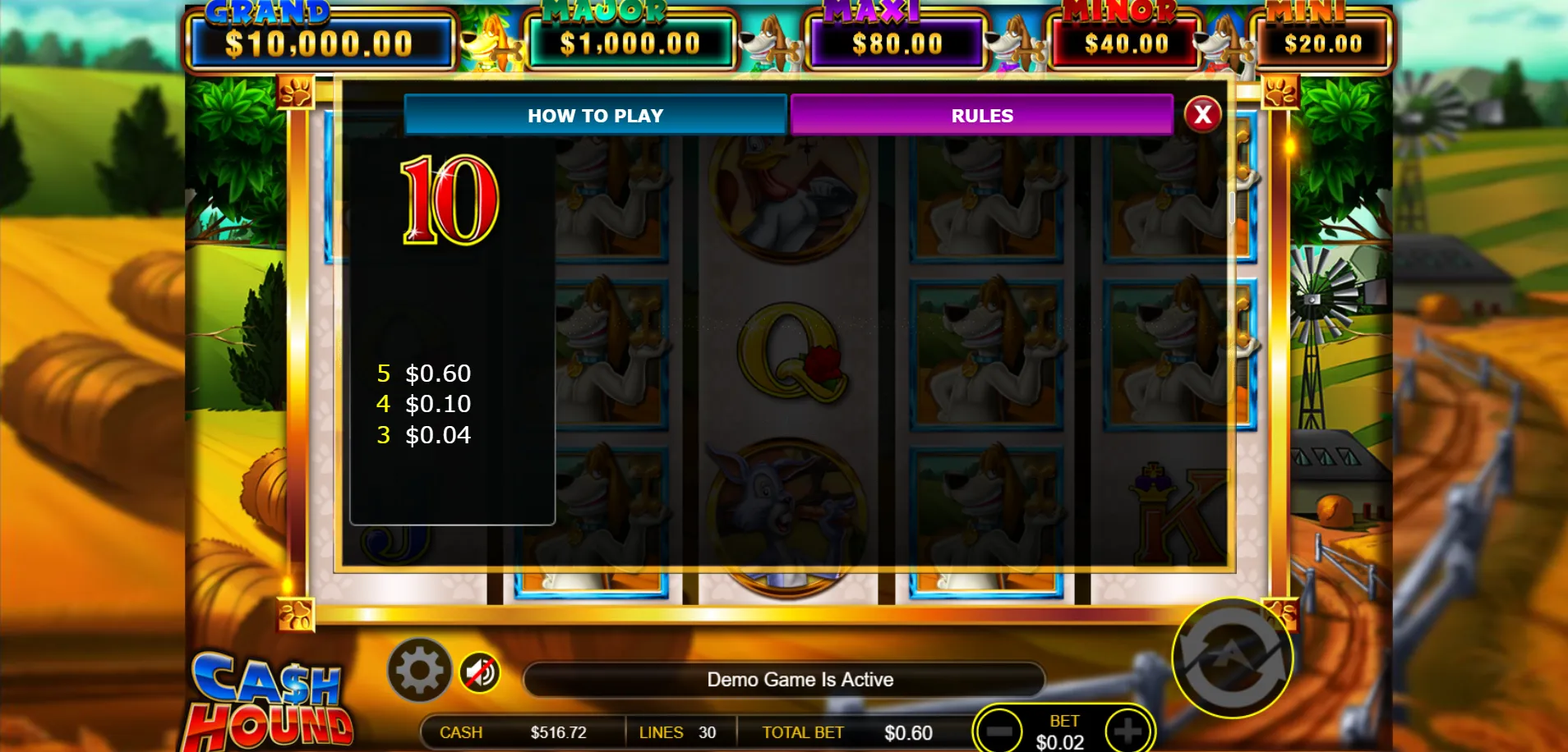 Cash Hound Ainsworth Screenshots