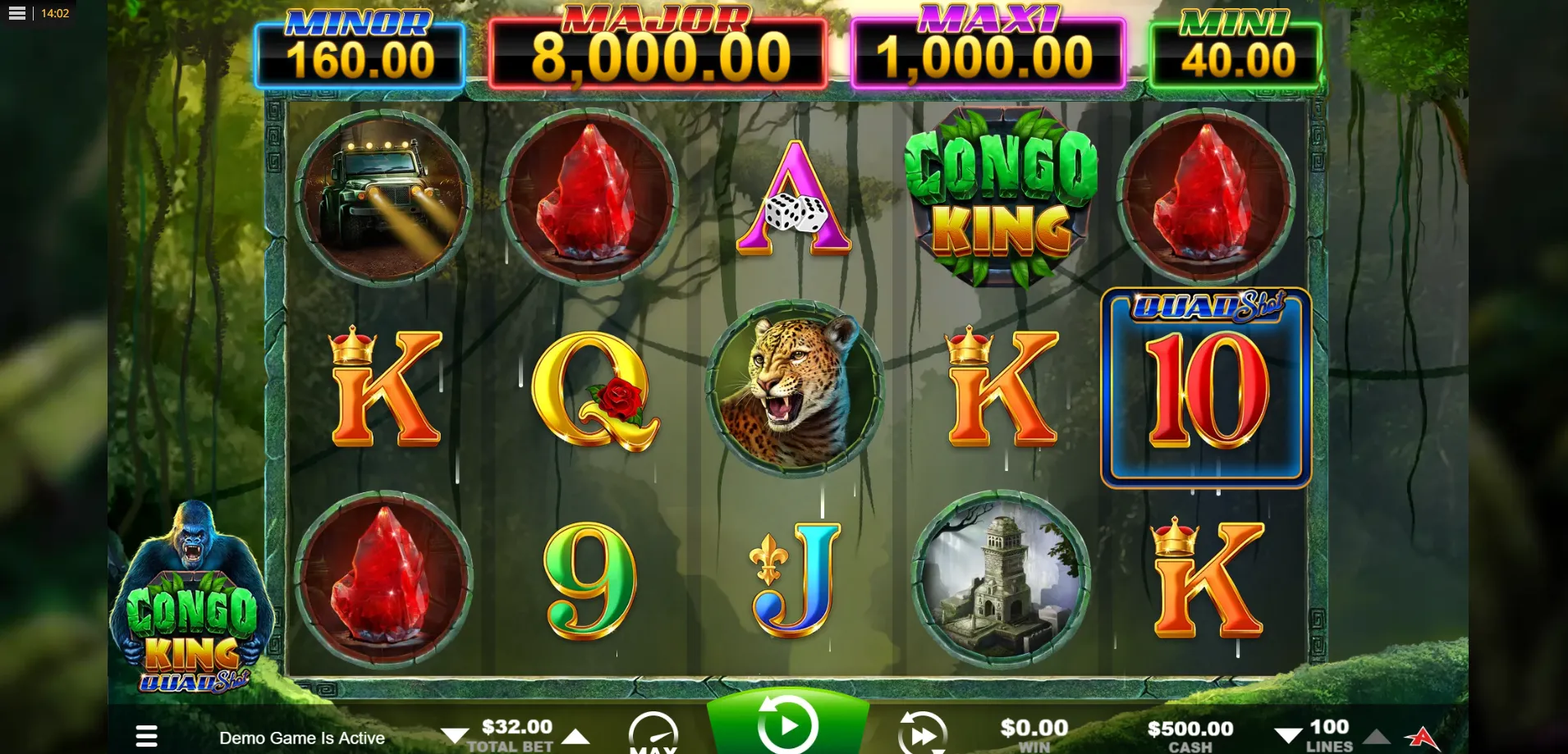 Congo King Ainsworth Logo