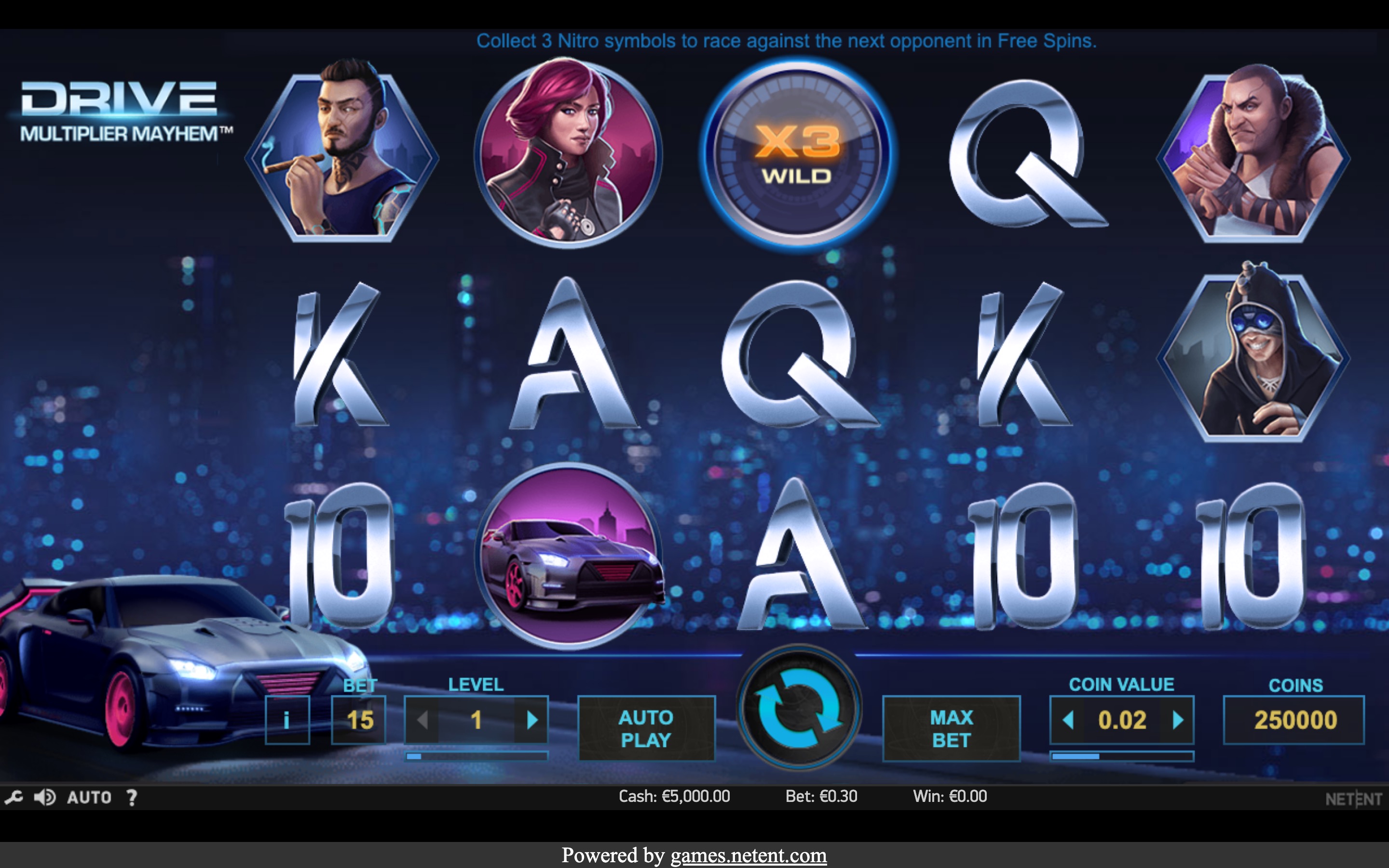 Drive Multiplier Mayhem - NetEnt