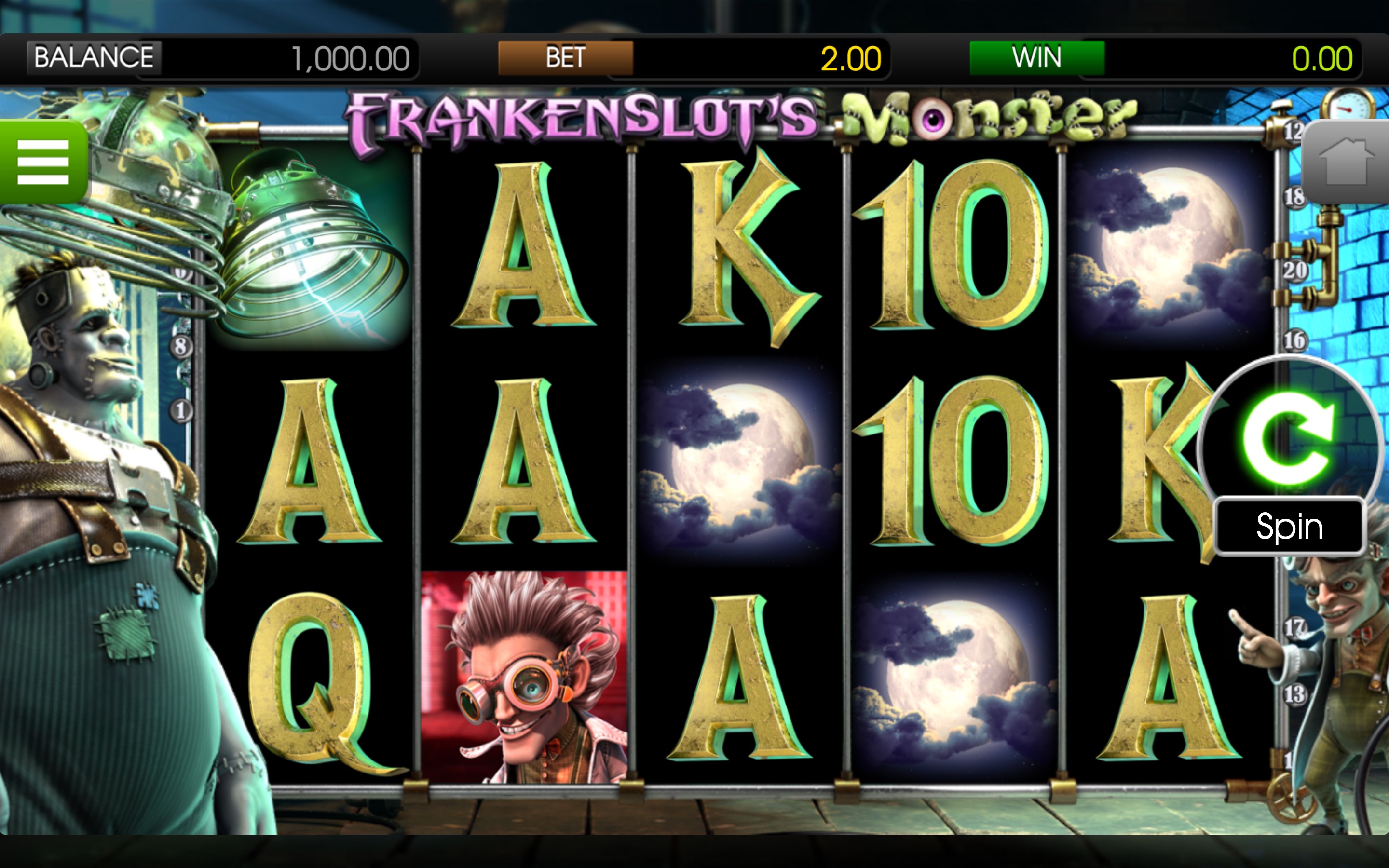 Frankenslot's Monster - BetSoft