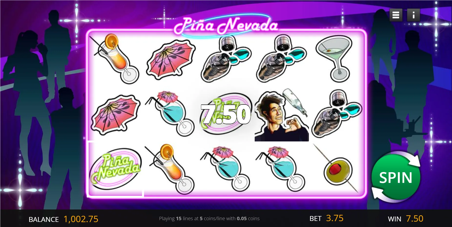 Pina Nevada 3 Line Saucify Ex Betonsoft Screenshots