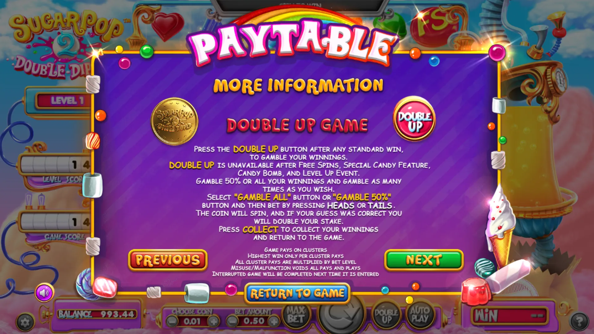 Sugar Pop 2 Double Dipped - Betsoft