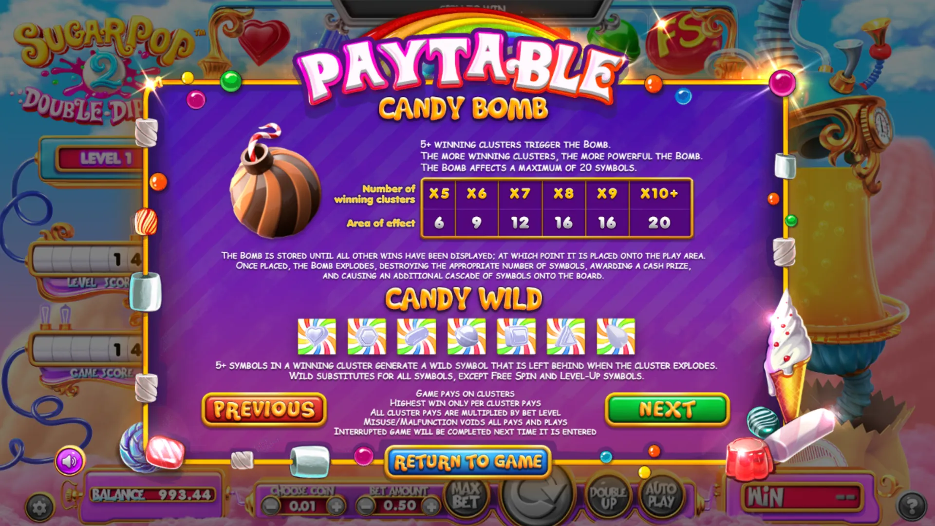 Sugar Pop 2 Double Dipped - Betsoft