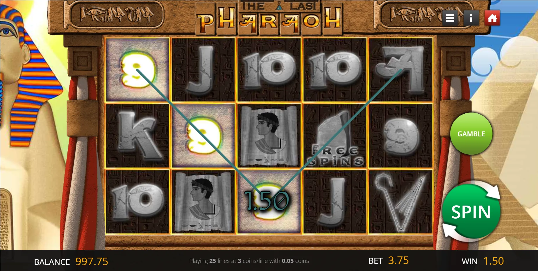 The Last Pharaoh Saucify Ex Betonsoft Screenshots