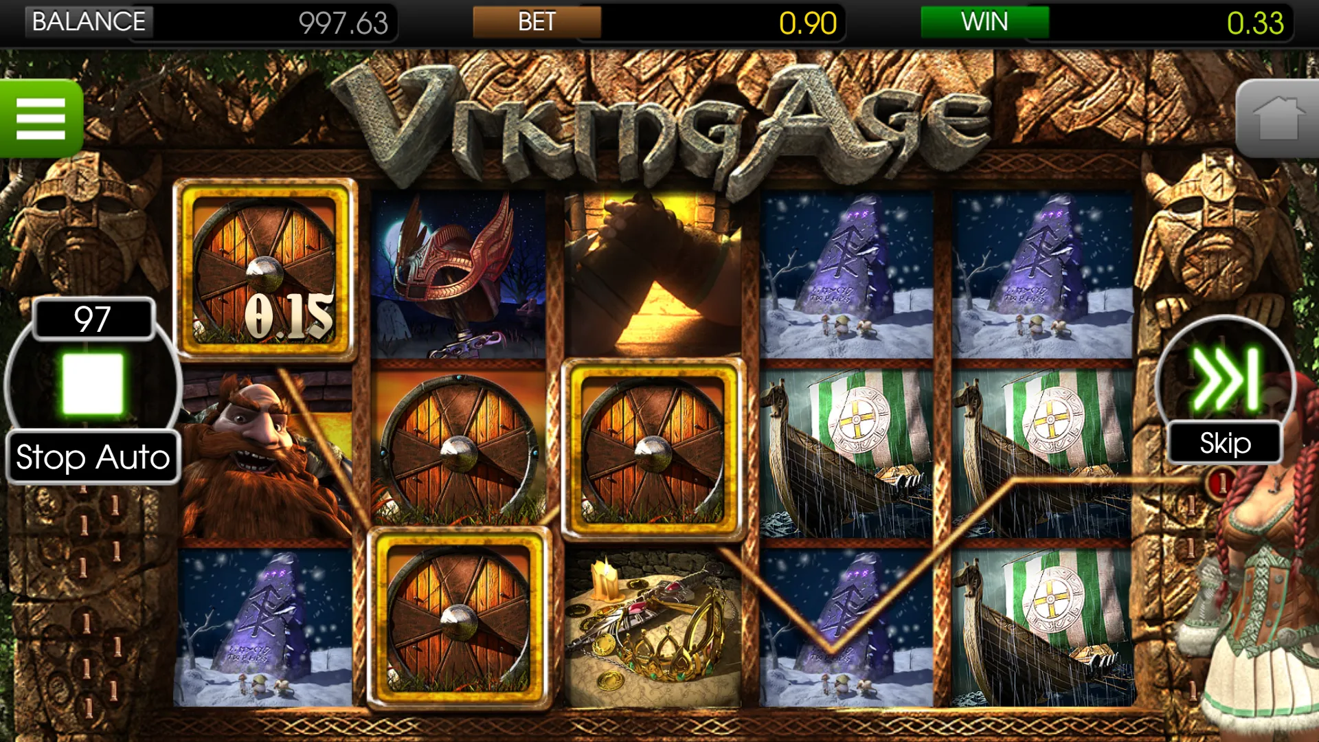 Viking Age Betsoft Screenshots