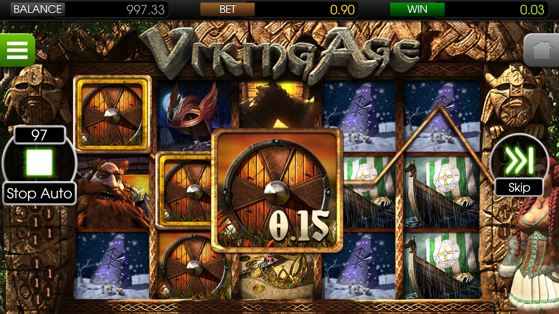 Viking Age Betsoft Screenshots