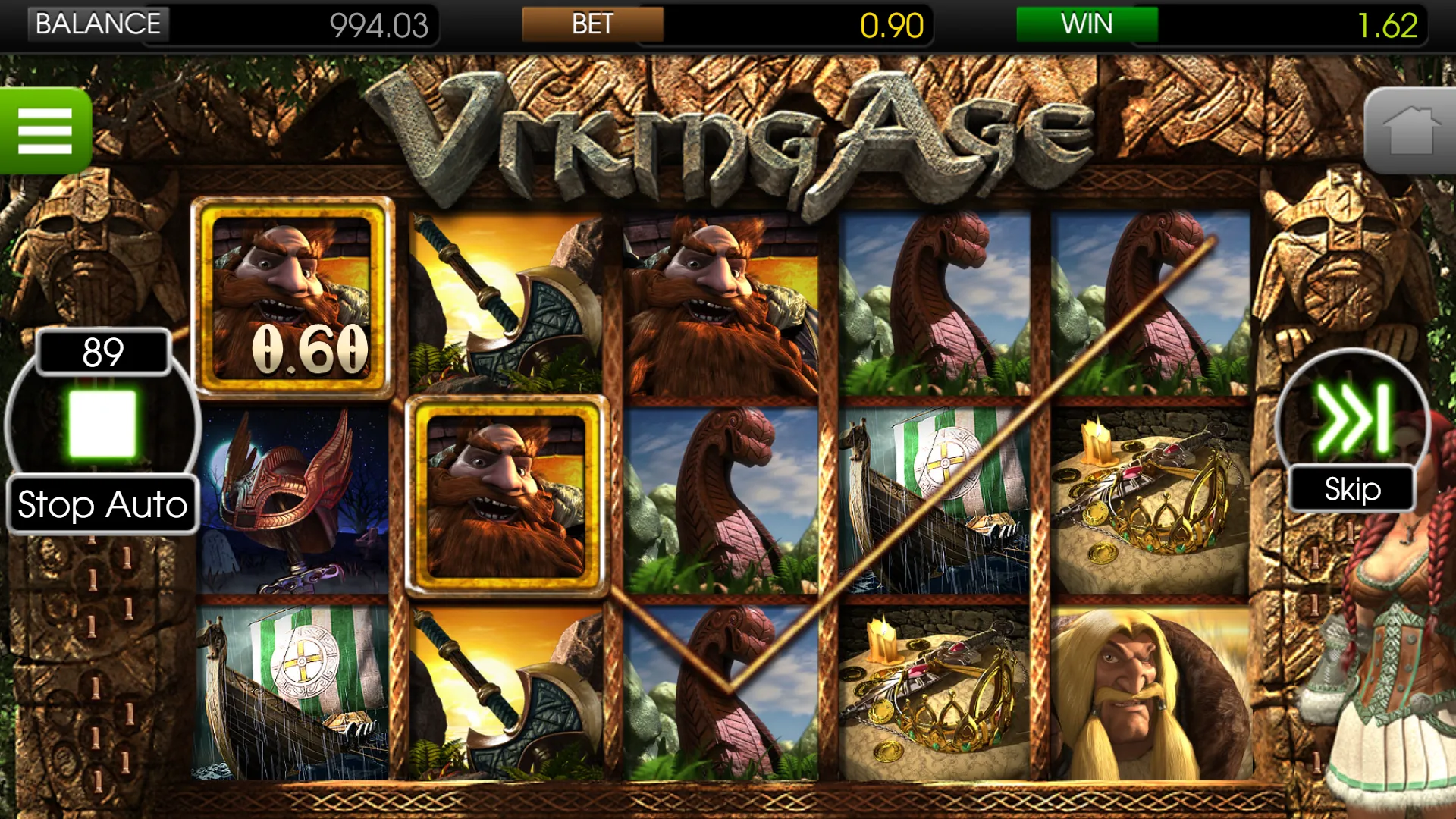 Viking Age Betsoft Screenshots
