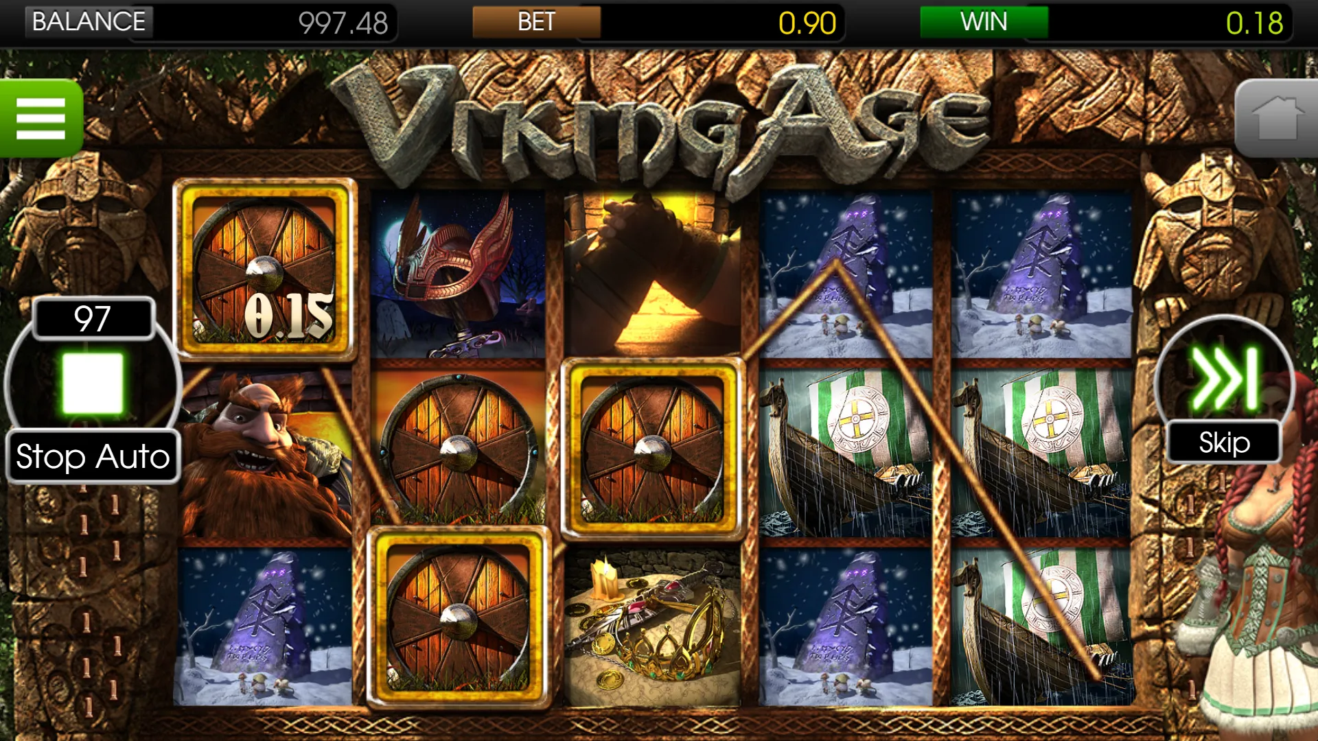 Viking Age Betsoft Screenshots