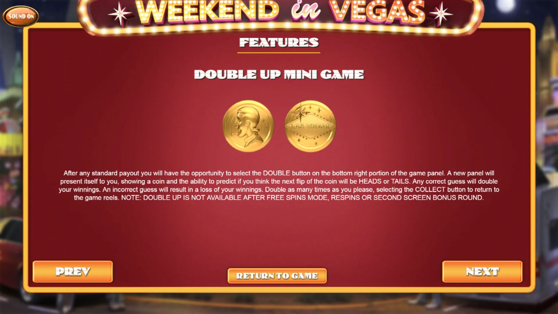 Weekend In Vegas Betsoft Screenshots