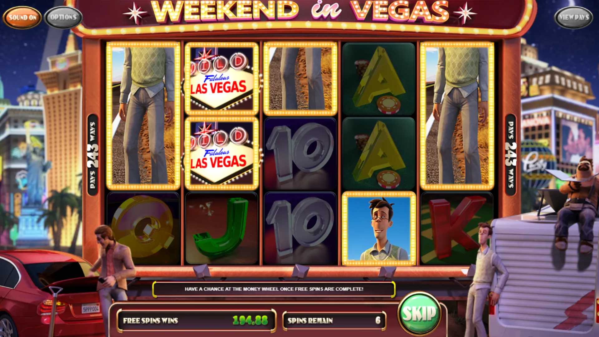 Weekend In Vegas Betsoft Screenshots