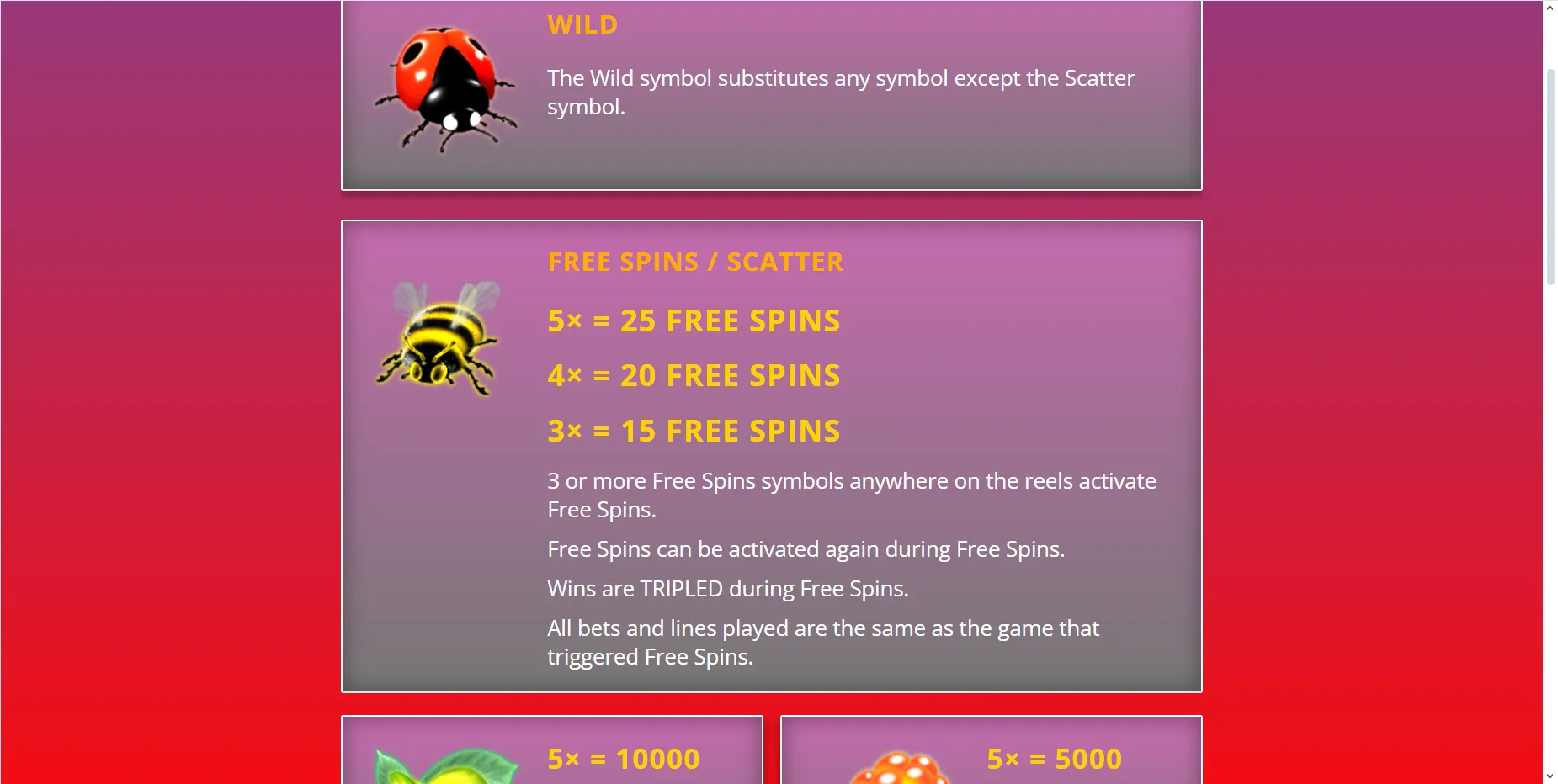 Wild Berry Saucify Ex Betonsoft Screenshots