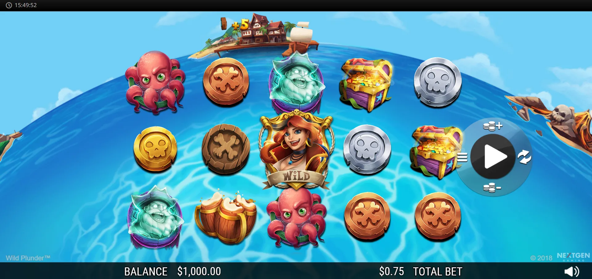 Wild Plunder Nextgen Gaming Logo