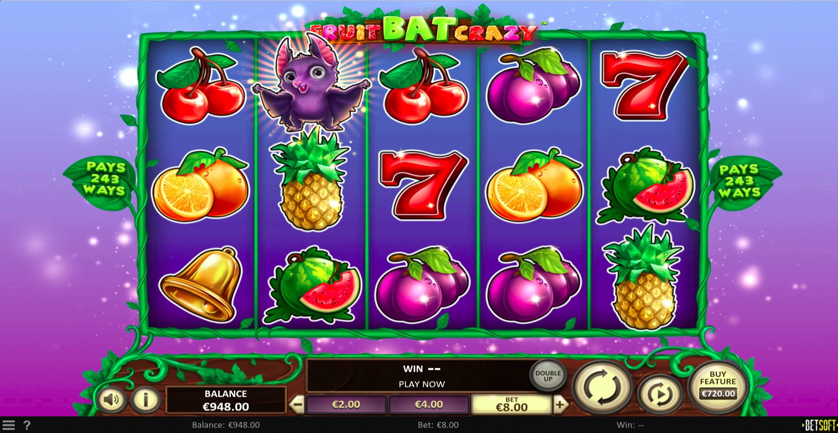 Fruit Bat Crazy - BetSoft