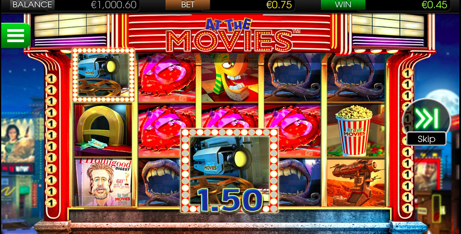 At the Movies - BetSoft